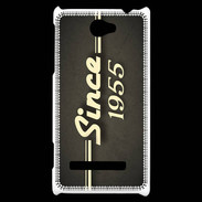 Coque HTC Windows Phone 8S Since 1955 gris