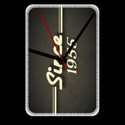 Grande pendule murale Since 1955 gris