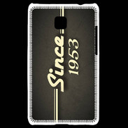 Coque LG Optimus L3 II Since 1953 gris