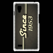 Coque LG Optimus L9 Since 1953 gris