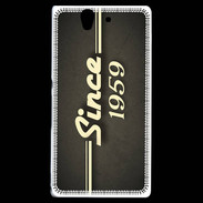 Coque Sony Xperia Z Since 1959 gris