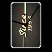 Grande pendule murale Since 1954 gris
