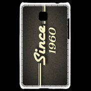 Coque LG Optimus L3 II Since 1960 gris