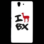 Coque Sony Xperia Z Lama de bordeaux