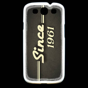 Coque Samsung Galaxy S3 Since 1961 gris
