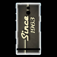 Coque Sony Xperia P Since 1963 gris