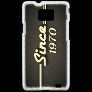Coque Samsung Galaxy S2 Since 1970 gris