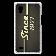 Coque LG Optimus L9 Since 1971 gris