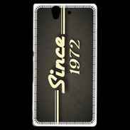 Coque Sony Xperia Z Since 1972 gris