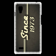 Coque LG Optimus L9 Since 1973 gris