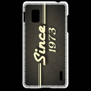 Coque LG Optimus G Since 1973 gris