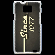 Coque Samsung Galaxy S2 Since 1977 gris
