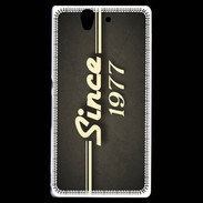 Coque Sony Xperia Z Since 1977 gris