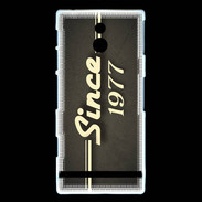 Coque Sony Xperia P Since 1977 gris