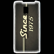 Coque LG P990 Since 1975 gris