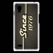 Coque LG Optimus L9 Since 1976 gris