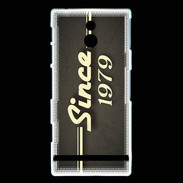 Coque Sony Xperia P Since 1979 gris