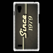 Coque LG Optimus L9 Since 1979 gris