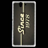 Coque Sony Xperia Z Since 1978 gris