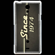 Coque Sony Xperia T Since 1974 gris