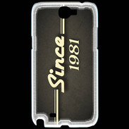 Coque Samsung Galaxy Note 2 Since 1981 gris