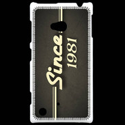 Coque Nokia Lumia 720 Since 1981 gris