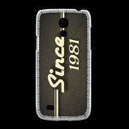 Coque Samsung Galaxy S4mini Since 1981 gris