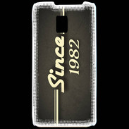 Coque LG P990 Since 1982 gris