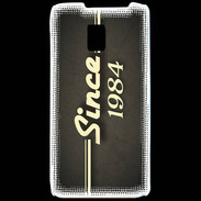 Coque LG P990 Since 1984 gris