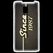 Coque LG P990 Since 1987 gris