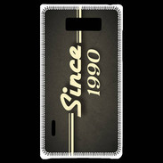 Coque LG Optimus L7 Since 1990 gris