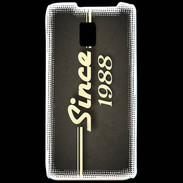 Coque LG P990 Since 1988 gris