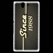 Coque Sony Xperia Z Since 1988 gris