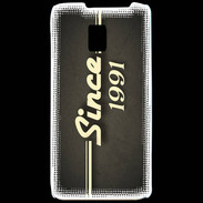 Coque LG P990 Since 1991 gris