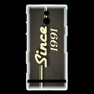 Coque Sony Xperia P Since 1991 gris