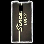 Coque LG P990 Since 1992 gris