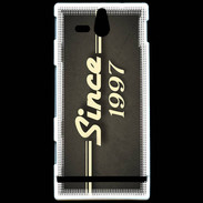 Coque Sony Xperia U Since 1997 gris