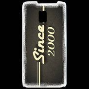 Coque LG P990 Since 2000 gris