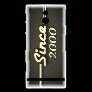 Coque Sony Xperia P Since 2000 gris