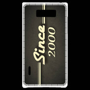 Coque LG Optimus L7 Since 2000 gris
