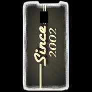 Coque LG P990 Since 2002 gris