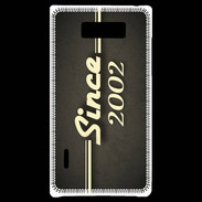 Coque LG Optimus L7 Since 2002 gris