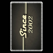 Etui carte bancaire Since 2002 gris