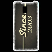 Coque LG P990 Since 2003 gris