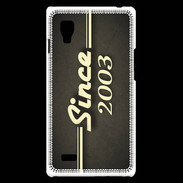 Coque LG Optimus L9 Since 2003 gris