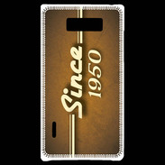 Coque LG Optimus L7 Orange since 1950