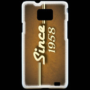 Coque Samsung Galaxy S2 Orange since 1958