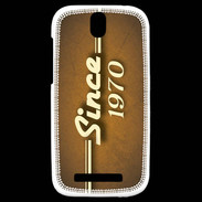 Coque HTC One SV Orange since 1970