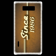 Coque LG Optimus L7 Orange since 1986