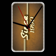 Grande pendule murale Orange since 1990